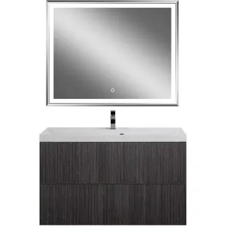 Тумба под раковину ArtMax Verona AM-Verona-Push-1000-2C-SO-KD 100 см кадена дарк